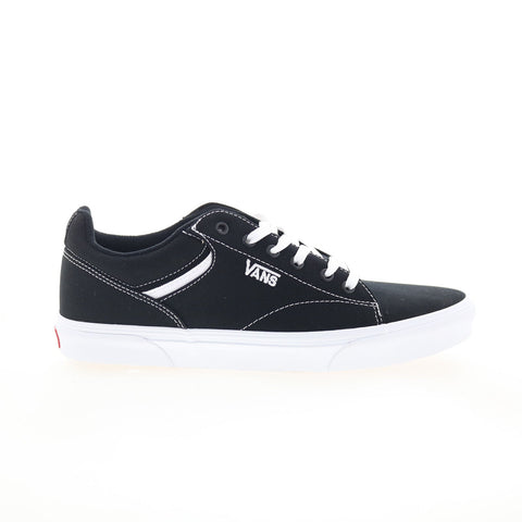 Vans Seldan VN0A4TZE187 Mens Black Canvas Skate Inspired Sneakers Shoes