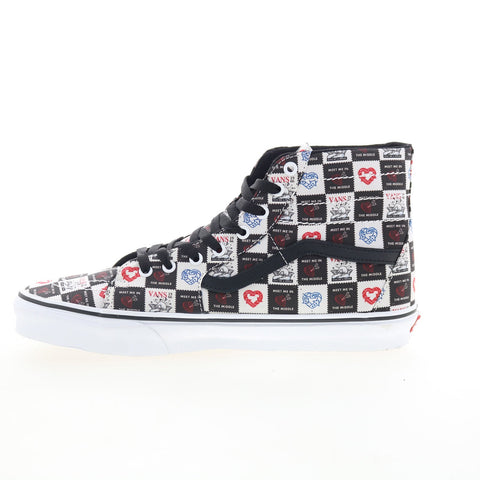 Vans Sk8-Hi VN0A4U16B0A Mens Black Canvas Skate Inspired Sneakers Shoes