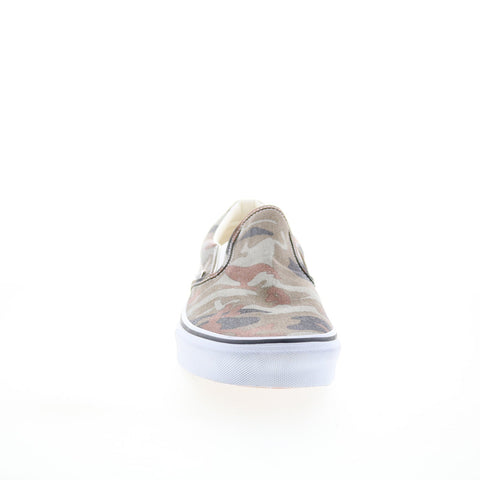 Vans Classic Slip-On VN0A4U3819W Mens Brown Skate Inspired Sneakers Shoes