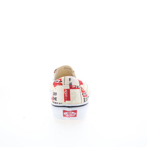 Vans Classic Slip-On VN0A4U38WN4 Mens Beige Skate Inspired Sneakers Shoes