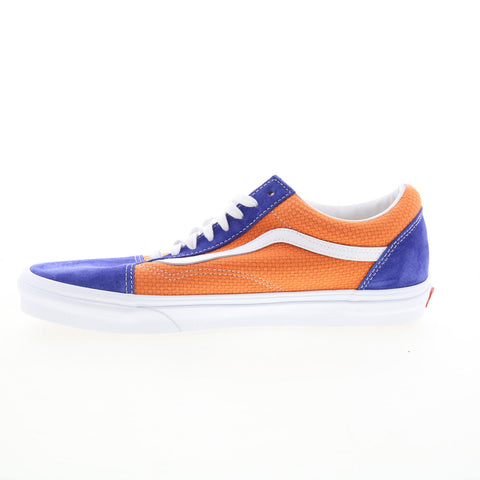 Vans Old Skool VN0A4U3BWTJ Mens Orange Suede Skate Inspired Sneakers Shoes