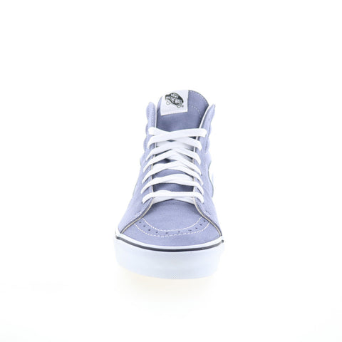 Vans Sk8-Hi VN0A4U3C2RM Mens Blue Suede Lace Up Skate Inspired Sneakers Shoes