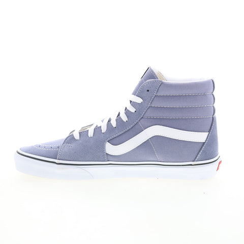 Vans Sk8-Hi VN0A4U3C2RM Mens Blue Suede Lace Up Skate Inspired Sneakers Shoes
