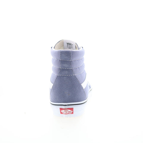 Vans Sk8-Hi VN0A4U3C2RM Mens Blue Suede Lace Up Skate Inspired Sneakers Shoes