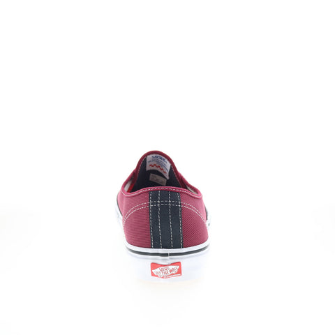 Vans Skate Authentic VN0A5FC8249 Mens Burgundy Suede Lifestyle Sneakers Shoes
