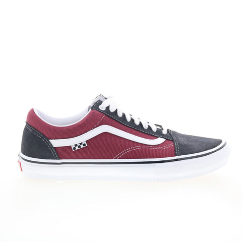 Vans Skate Old Skool VN0A5FCB249 Mens Red Suede Skate Inspired Sneakers Shoes