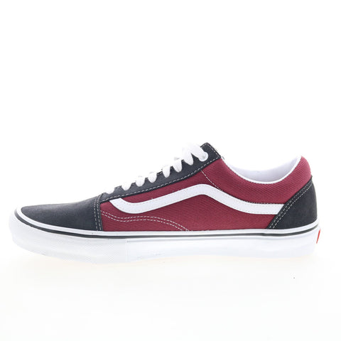 Vans Skate Old Skool VN0A5FCB249 Mens Red Suede Skate Inspired Sneakers Shoes