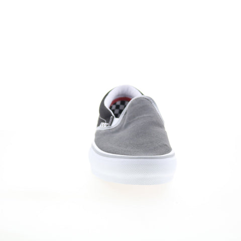 Vans Skate Slip-On VN0A5FCAN42 Mens Gray Skate Inspired Sneakers Shoes