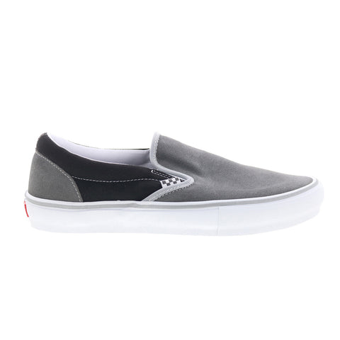 Vans Skate Slip-On VN0A5FCAN42 Mens Gray Skate Inspired Sneakers Shoes