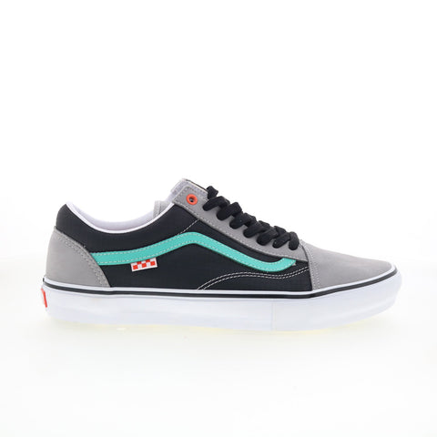 Vans Skate Old Skool VN0A5FCBAPD Mens Gray Nubuck Lifestyle Sneakers Shoes