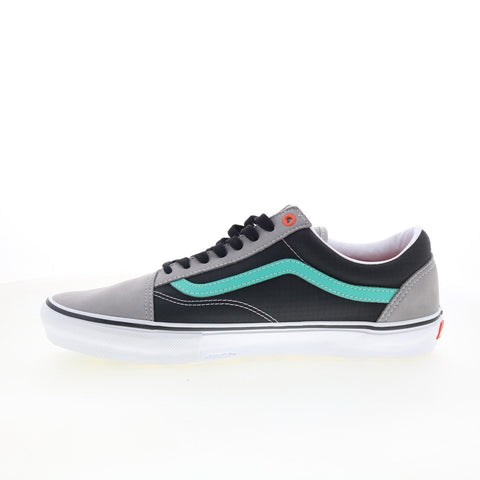 Vans Skate Old Skool VN0A5FCBAPD Mens Gray Nubuck Lifestyle Sneakers Shoes