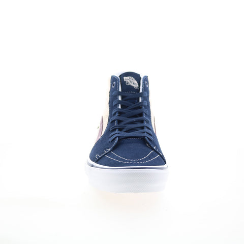 Vans Skate Sk8-Hi VN0A5FCC5S3 Mens Blue Suede Skate Inspired Sneakers Shoes