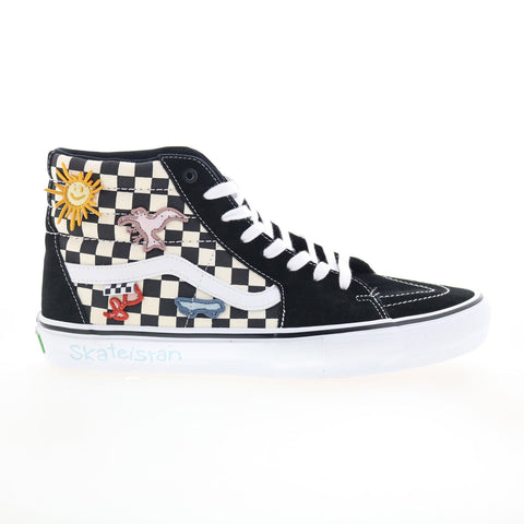 Vans Skate Sk8-Hi VN0A5FCC89C Mens Black Suede Skate Inspired Sneakers Shoes