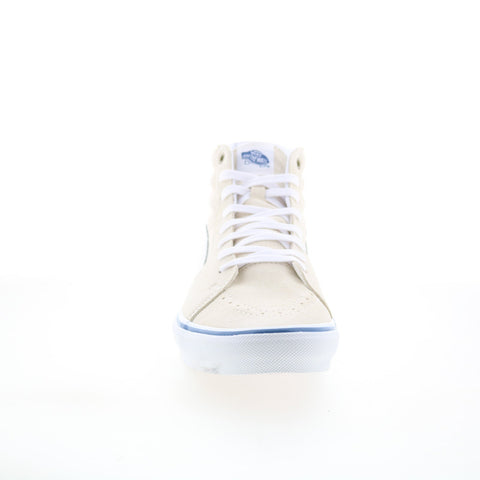 Vans Skate Sk8-Hi VN0A5FCCACV Mens Beige Suede Skate Inspired Sneakers Shoes