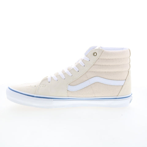 Vans Skate Sk8-Hi VN0A5FCCACV Mens Beige Suede Skate Inspired Sneakers Shoes