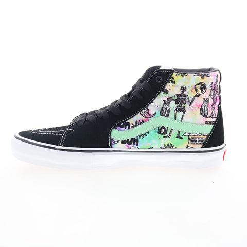 Vans Skate Sk8-Hi VN0A5FCCAPI Mens Black Skate Inspired Sneakers Shoes