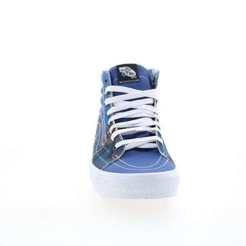 Vans Sk8-Hi Bolt VN0A5JIV1P4 Mens Blue Mesh Skate Inspired Sneakers Shoes