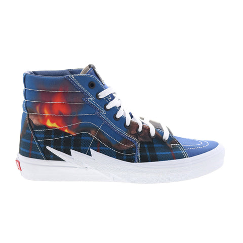 Vans Sk8-Hi Bolt VN0A5JIV1P4 Mens Blue Mesh Skate Inspired Sneakers Shoes