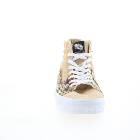 Vans Sk8-Hi Bolt VN0A5JIVAZP Mens Brown Mesh Skate Inspired Sneakers Shoes