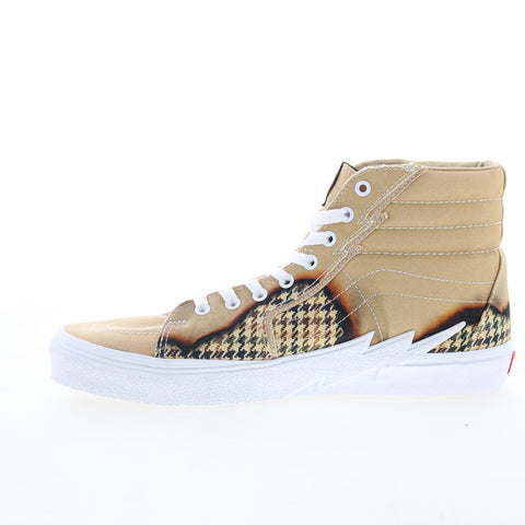 Vans Sk8-Hi Bolt VN0A5JIVAZP Mens Brown Mesh Skate Inspired Sneakers Shoes