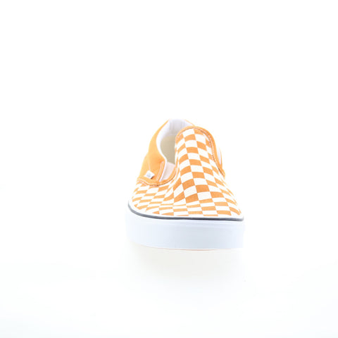 Vans Classic Slip-On VN0A5JMH8LF Mens Orange Skate Inspired Sneakers Shoes