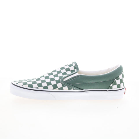 Vans Classic Slip-On VN0A5JMHYQW Mens Green Skate Inspired Sneakers Shoes