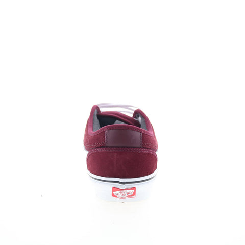 Vans Chukka Low Sidestripe Mens Burgundy Skate Inspired Sneakers Shoes