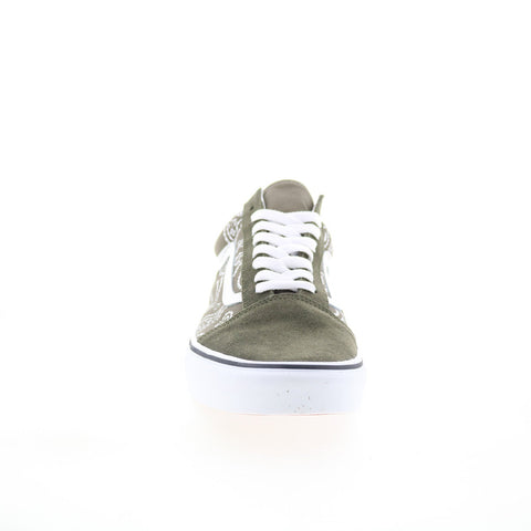 Vans Old Skool VN0A5KRFB0F Mens Green Suede Skate Inspired Sneakers Shoes
