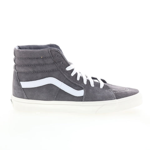 Vans Sk8-Hi VN0A5KRH888 Mens Gray Suede Lace Up Skate Inspired Sneakers Shoes