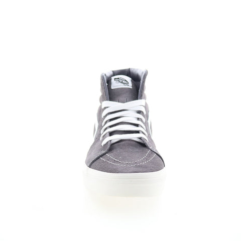 Vans Sk8-Hi VN0A5KRH888 Mens Gray Suede Lace Up Skate Inspired Sneakers Shoes