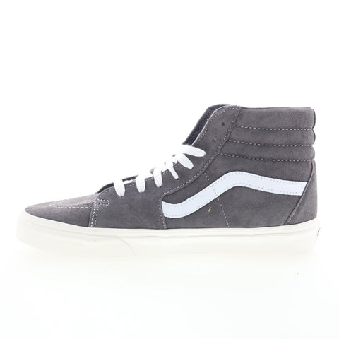 Vans Sk8-Hi VN0A5KRH888 Mens Gray Suede Lace Up Skate Inspired Sneakers Shoes