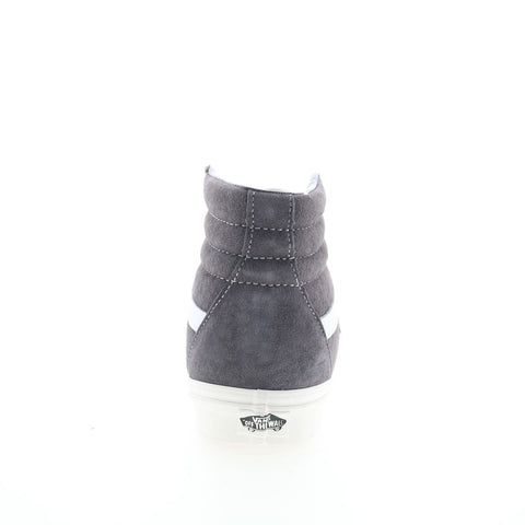 Vans Sk8-Hi VN0A5KRH888 Mens Gray Suede Lace Up Skate Inspired Sneakers Shoes