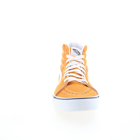Vans Sk8-Hi VN0A5KRH8ED Mens Orange Suede Skate Inspired Sneakers Shoes