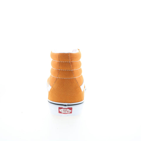 Vans Sk8-Hi VN0A5KRH8ED Mens Orange Suede Skate Inspired Sneakers Shoes