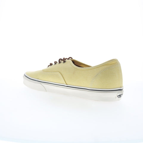 Vans Authentic VN0A5KS96PK Mens Yellow Canvas Lifestyle Sneakers Shoes