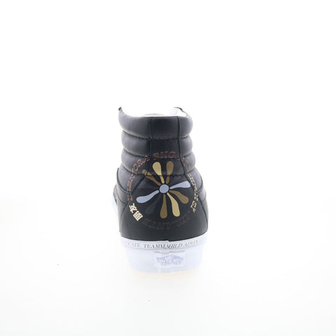 Vans Sk8-Hi VN0A7Q5NB6L Mens Black Leather Skate Inspired Sneakers Shoes
