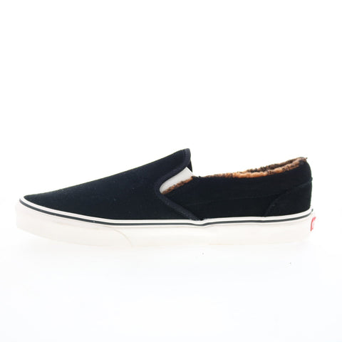 Vans Classic Slip-On VN0A7VCFABI Mens Black Skate Inspired Sneakers Shoes