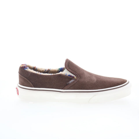 Vans Classic Slip-On VN0A7VCFABJ Mens Brown Skate Inspired Sneakers Shoes
