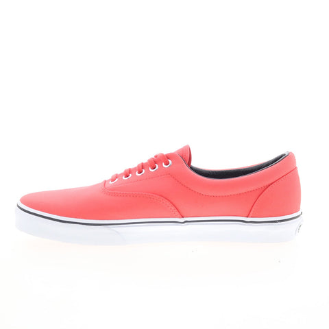 Vans Era VN0W3CEC5 Mens Red Canvas Lace Up Skate Inspired Sneakers Shoes