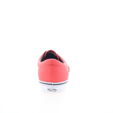 Vans Era VN0W3CEC5 Mens Red Canvas Lace Up Skate Inspired Sneakers Shoes
