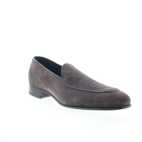 Di Bianco Vomero Suede Mens Brown Suede Loafers & Slip ons Casual Shoes