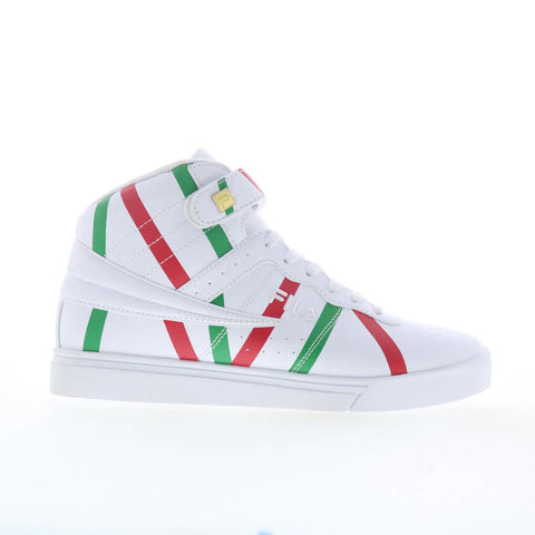 Fila Vulc 13 Stripe T 1FM01748-124 Mens White Lifestyle Sneakers Shoes