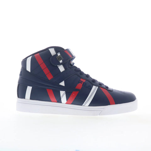 Fila Vulc 13 Stripe T 1FM01748-422 Mens Blue Lifestyle Sneakers Shoes