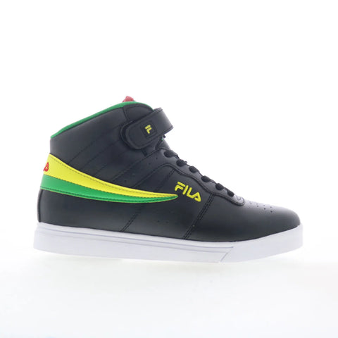 Fila Vulc 14 3CM00265-026 Boys Black Leather Lace Up Lifestyle Sneakers Shoes
