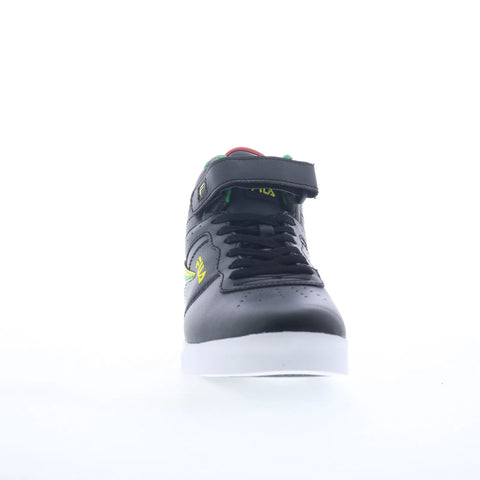 Fila Vulc 14 3CM00265-026 Boys Black Leather Lace Up Lifestyle Sneakers Shoes