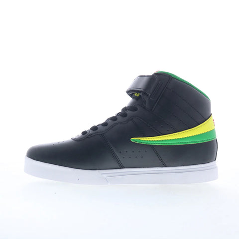 Fila Vulc 14 3CM00265-026 Boys Black Leather Lace Up Lifestyle Sneakers Shoes