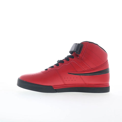 Fila Vulc 16 3SC60527-601 Boys Red Leather Lace Up Lifestyle Sneakers Shoes