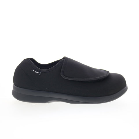 Propet Cush N Foot Womens Black Extra Extra Wide 6E Loafer Slippers Shoes