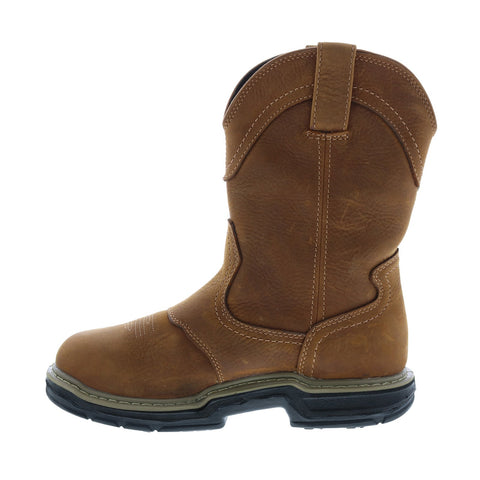 Wolverine Anthem Western Wellington Waterproof Mens Brown Work Boots