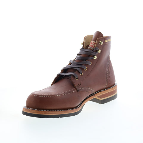 Wolverine 1000 Mile Moc Toe W080074 Mens Brown Leather Casual Dress Boots